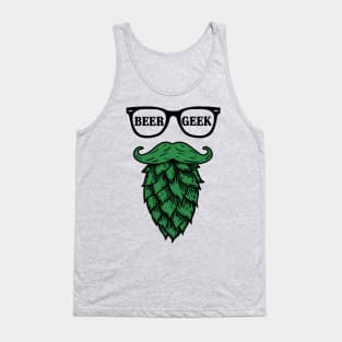 Beer Geek - Hops Beard Tank Top